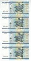 Fehéroroszország 2000. 1000R (8x) 3+5 Sorszámkövetők T:II
Belarus 2000. 1000 Rublei (8x) 3+5 Sequential Serials C:XF - Unclassified