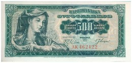 Jugoszlávia 1963. 500D T:I
Yugoslavia 1963. 500 Dinara C:UNC - Ohne Zuordnung