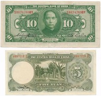 Kína / Sanghaj 1928. 10$ + The Central Bank Of China 1936. 5Y T:III,II
China / Shanghai 1928. 10 Dollars + The Central B - Unclassified