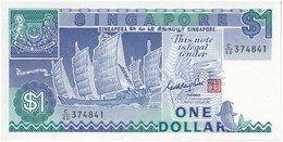 Szingapúr 1987. 1$ T:I 
Singapore 1987. 1 Dollar C:UNC
Krause 18.a - Unclassified