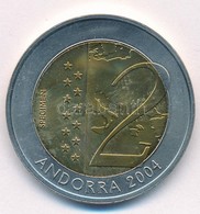 Andorra 2004. 2E Próbaveret T:1-
Andorra 2004. 2 Euro Trial Strike C:AU - Sin Clasificación