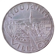 Ausztria 1978. 100Sch Ag '1100 éves Villach' T:1- Patina, Kis Ph. 
Austria 1978. 100 Schilling Ag '1100th Anniversary -  - Ohne Zuordnung
