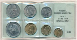 Görögország 1980. 50l-50D (7xklf) Forgalmi Sor Sérült Fóliatokban T:1,1-
Greece 1980. 50 Lepta - 50 Drachmai (7xdiff) Co - Unclassified