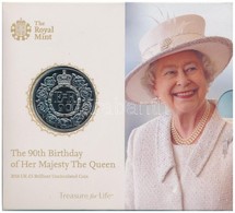 Nagy-Britannia 2016. 5Ł Cu-Ni 'II. Erzsébet 90. Születésnapja' Eredeti Díszkiadásban T:BU
Great Britain 2016. 5 Pounds C - Unclassified