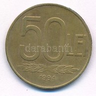 Románia 1994. 50L Sárgaréz-acél Technológiai Hibás Veret T:1-
Romania 1994. 50 Lei Brass-steel Struck With Technological - Ohne Zuordnung