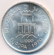 San Marino 1979. 1000L Ag 'Európai Egység' T:1 Kis Patina
San Marino 1979. 1000 Lire Ag 'European Unity' C:UNC Small Pat - Ohne Zuordnung