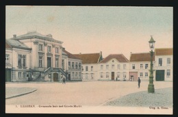 LEBBEKE  GEMEENTEHUIS MET GROOTE MARKT - Mesen