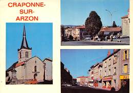 CPSM 43  CRAPONNE SUR ARZON MULTI VUES    Grand Format  15 X 10,5 Cm - Craponne Sur Arzon