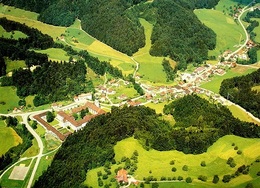 FISCHINGEN Kloster Und Dorf Flugaufnahme Foto Swissair - Fischingen