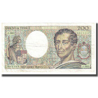 France, 200 Francs, Montesquieu, 1990, D.Bruneel-B.Dentaud-A.Charriau, TTB - 200 F 1981-1994 ''Montesquieu''