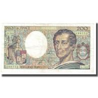 France, 200 Francs, Montesquieu, 1992, BRUNEEL BONNARDIN CHARRIAU, TTB - 200 F 1981-1994 ''Montesquieu''