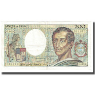 France, 200 Francs, Montesquieu, 1988, D.Bruneel-B.Dentaud-A.Charriau, TTB - 200 F 1981-1994 ''Montesquieu''