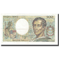 France, 200 Francs, Montesquieu, 1991, D.Bruneel-B.Dentaud-A.Charriau, TTB - 200 F 1981-1994 ''Montesquieu''