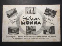 Buvard - Rhum Monna - Le Havre - Liqueur & Bière
