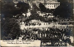 CPA PARIS Funerailles De Mce Berteaux (971952) - Funérailles