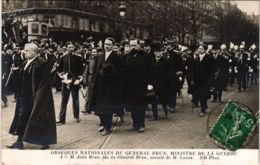 CPA PARIS Obseques Du General BRUN (971955) - Funérailles