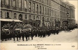 CPA PARIS Funerailles De M. Henri BRISSON 1912 (971965) - Funérailles