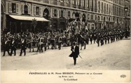 CPA PARIS Funerailles De M. Henri BRISSON 1912 (971968) - Funerali