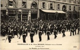 CPA PARIS Funerailles De M. Henri BRISSON 1912 (971971) - Funérailles