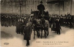 CPA PARIS Funerailles De S. Em. Mgr. Le Cardinal Richard (971982) - Funerali