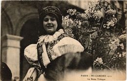 CPA PARIS MI-CAREME 1910 Le Reine Tcheque (305342) - Karneval - Fasching