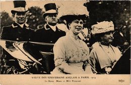 CPA PARIS Visite Des Souverains Anglais 1914 La Reine Mary Et Poincaré (305491) - Empfänge