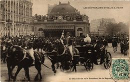 CPA PARIS Le Roi D'Italie Et Le Président De La République (305503) - Receptions