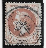 France N°26 - Oblitéré - B - 1863-1870 Napoleon III Gelauwerd