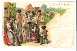 Bad Eilsen - Familie In Trachten-Kleidung - Von 1900  (4243) - Schaumburg