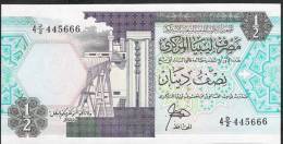 LIBYA   P53   1/2   DINAR    1990      UNC. - Libya