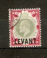 BRITISH LEVANT 1905 1s SG L10 FINE USED Cat £55 - Levante Britannico