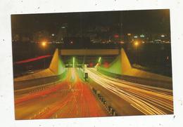 Cp, CHINE ,HONG KONG , The Night Scene Of The CROSS HARBOUR TUNNEL ,vierge - China (Hong Kong)