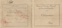 1895 - LETTRE De La DIRECTION GENERALE DES POSTES - COLIS POSTAL D'ALLEMAGNE En ATTENTE à BERLIN - Cartas & Documentos