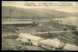 Carte N° 53. Vue 16. Port De MATADI, Station Du Chemin De Fer Matadi - Léopoldville (carte Neuve) - Entiers Postaux
