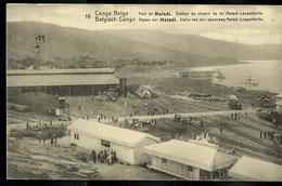 Carte N° 53. Vue 16. Port De MATADI, Station Du Chemin De Fer Matadi - Léopoldville (carte Neuve) - Postwaardestukken