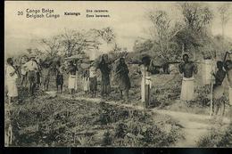 Carte N° 53. Vue 20. Katanga: Une Caravane (carte Neuve) - Postwaardestukken