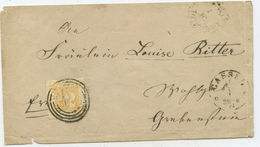 1867 AD Thurn & Taxis Brief Kassel Grebenstein  EF MiNr 37 - Brieven En Documenten