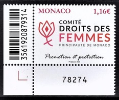 MONACO 2020 - Y.T. N° 3214 /COMITÉ DROITS DES FEMMES - NEUF ** - Unused Stamps