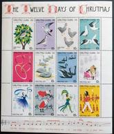 134.CHRISTMAS ISLANDS 1977 STAMP S/S 12 DAYS OF CHRISTMAS , BIRDS, ANIMALS.MNH - Christmas Island