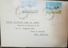 O) 1985 CIRCA - ARGENTINA, 1985 EXHIBITION - FIRST AIRMAIL SERVICE - BUENOS AIRES TO MONTEVIDEO - CORDOBA TO VILLA DOLOR - Storia Postale