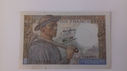 BILLET DE 10 FRANCS MINEUR - 10 F 1941-1949 ''Mineur''