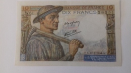 BILLET DE 10 FRANCS MINEUR - 10 F 1941-1949 ''Mineur''