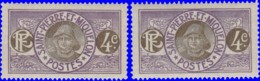 St Pierre & Miquelon 1909. ~  YT 80* Par 2 - 4 C. Pêcheurs - Unused Stamps