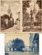 81 - Puylaurens - Lot De 3 Cartes - Clocher , Rue Hotel Ville, Vierge - Puylaurens