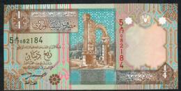 LIBYA P62 1/4 DINAR 2002 UNC. - Libya