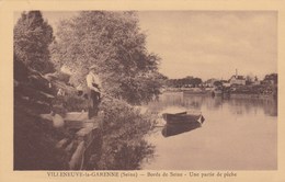 VILLENEUVE LA GARENNE - Bords De Seine - Une Partie De Pêche - Villeneuve La Garenne