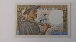 BILLET DE 10 FRANCS MINEUR - 10 F 1941-1949 ''Mineur''