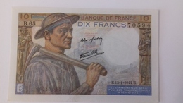 BILLET DE 10 FRANCS MINEUR - 10 F 1941-1949 ''Mineur''