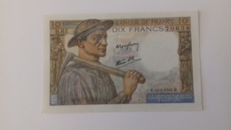 BILLET DE 10 FRANCS MINEUR - 10 F 1941-1949 ''Mineur''