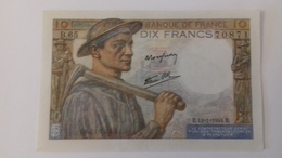 BILLET DE 10 FRANCS MINEUR - 10 F 1941-1949 ''Mineur''